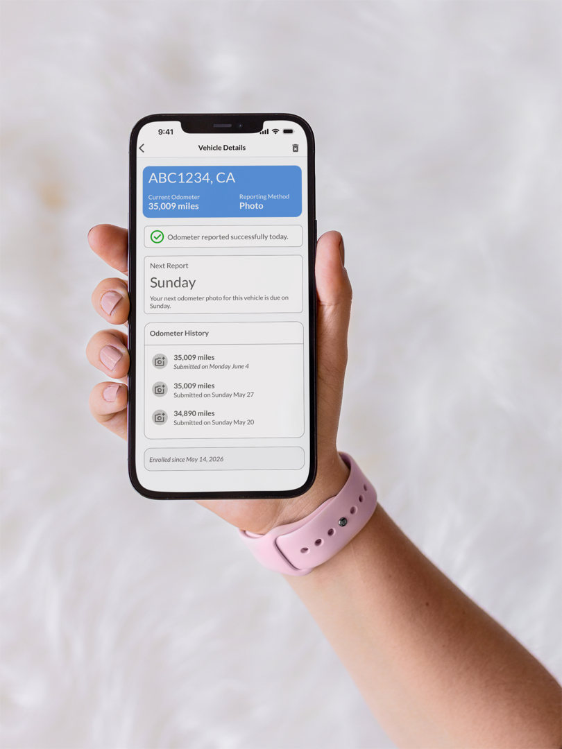 One Car Challenge app — earnings summary view